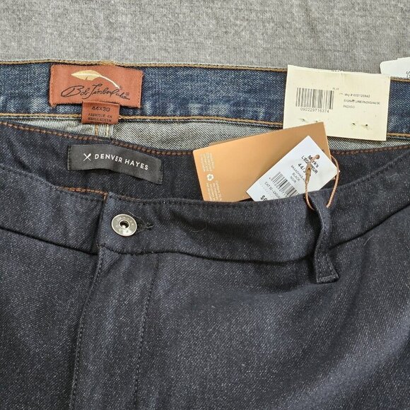 Pants Men 44x30 Lot of 2 Blue Jeans Bob Timberlake Black Pants Denver Hayes - Picture 4 of 16